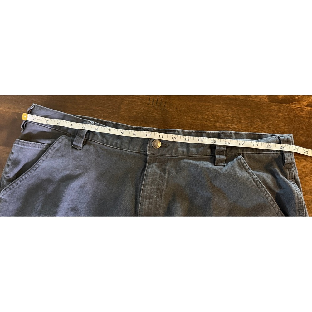 Wolverine Mens Canvas Utility Shorts Charcoal Gray Size 44 Stretch Workwear 9 In - Picture 5 of 6